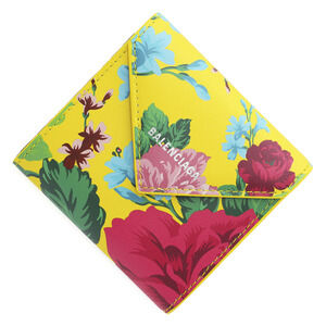 Balenciaga Bi fold Wallet Coin Multicolor PAPIER